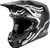 FLY RACING Formula S Carbon Byte Helmet Black Carbon/Grey/Silver Xs 73-4450XS