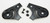 GMAX Shield Ratchet Plates W/Screws Left/Right Gm-67/Of-77 G067010