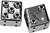HARDDRIVE Valve Stem Caps Chrome Dice Pr W99-6217C(2)