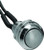 HARDDRIVE Mini Push Button Switch Chrome 370314
