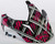 GMAX Visor W/Screws Pink Ribbon Riders Plaid Black/Pink Gm-11 G011095