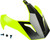 GMAX Visor W/Screws Scud Matte Hi-Vis/Black Gm-11 G011099