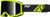 FLY RACING Focus Goggle Black/Hi-Vis W/Dark Smoke Hydrophoc Lens 37-51674