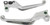HARDDRIVE Wide Blade Lever Set Chrome 82-95 20-228