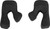 FLY RACING Kinetic Helmet Cheek Pads Black Md 73-8711