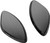 RIZOMA Mirror Block Off Plates Pair Black Apr BS545B