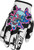 FLY RACING Lite Warp Gloves White/Blue/Pink Lg 379-717L