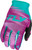 FLY RACING Women'S Lite Gloves Pink/Turquoise Md 379-612M