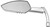 HARDDRIVE Apache Mirror W/Knife Stem Chrome Left M60-6343CL