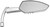 HARDDRIVE Apache Mirror W/Knife Stem Chrome Right M60-6343CR