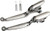 HARDDRIVE Smooth Lever Set Chrome Softail 18-24 053578
