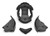 SCORPION EXO Exo-R320 Kwikwick 2 Wht Snaps Liner/Cheek Pad Kit Xs 32-600-02