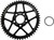 HARDDRIVE Rear Steel Sprocket 51T Flat 84-22 RFE-7080_WPS:51-BLK