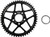 HARDDRIVE Rear Steel Sprocket 49T Flat 84-22 RFE-7080_WPS:49-BLK