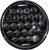 HARDDRIVE Led Headlight 5.75" 75W Black 3500/2000 Lumens 820-0364