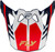 FLY RACING Formula Cp Krypton Visor Red/White/Navy M-2X 73-0045