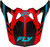 FLY RACING Formula Cp Krypton Visor Red/Black/Blue M-2X 73-0043