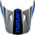 FLY RACING Kinetic Crest Helmet Visor Grey/Black/Blue Xl/2X 73-8676VX