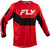FLY RACING Kinetic Mesh Jersey Red/Black/White Md 380-312M