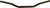 HARDDRIVE 1" Drag- Bar 2" Rise Black 096340