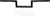 HARDDRIVE 1" Z-Bar Dimpled 4" Gloss Black 21-225GB