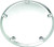 HARDDRIVE Smooth Derby Cover Chrome Touring 16-Up 302900