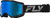 FLY RACING Zone Goggle Black/Black W/ Sky Blue Mirror/Smoke Lens 37-51525