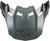 FLY RACING Formula Cc Glide Visor Matte Black/Grey Md/Lg 73-4352VM