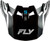 FLY RACING Formula S Carbon Byte Visor Black Carbon/Grey/Silver Md/Lg 73-4450VM