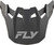 FLY RACING Formula Cc Objective Visor Matte Black/Grey Yl/Sm 73-4352