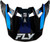 FLY RACING Formula S Carbn Protocol Visor Black Carbon/Blue Md/Lg 73-4476