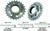 HARDDRIVE Chain Conv Sprkt 24T 0.9" Offset 6-Speed 191328