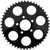 HARDDRIVE Gloss Black Rear Sprocket 49T Dished Big Twin 00-13 201648