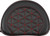 SADDLEMEN Contoured Sissy Bar Pad - Tri-Gripper - Red Stitch 051321104