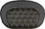 SADDLEMEN Mini Contour Sissy Bar Pad - Honeycomb - Gold Stitch 061019007