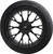 COASTAL MOTO Marlin 3D Rear Wheel - Solid Black (18") | Falken Tire 215/45R18 - Trike PKG-MAR-187T-SB