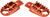 SCAR RACING Evolution Foot Pegs - Orange S5510OR