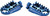 SCAR RACING Evolution Foot Pegs - Blue - Kawasaki KX S3512B