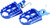 SCAR RACING Evo Foot Pegs - Blue - Yamaha YZ/WR S1512B