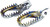 SCAR RACING Anti-Mud Foot Pegs - Titanium - KTM/Husqvarna/Gas Gas S5517AM