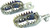 SCAR RACING Anti-Mud Foot Pegs - Titanium - Silver - Beta RR/RX S7516