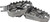 AKRAPOVIC Adventure Foot Pegs - Titanium - Husqvarna/KTM/Gas Gas F-KTM12T1