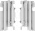 POLISPORT Radiator Louvers - White - Honda - CR/CRF 8459900001