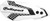 POLISPORT MX Flow Handguards - White/Black 8308200007