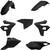 POLISPORT Standard Body Kit - Black - Restyle - Suzuki - DRZ '00-'24 91589