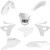 POLISPORT Standard Body Kit - With Headlight - Restyle - White - Suzuki - DRZ '00-'24 91605