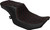DRAG SPECIALTIES SEATS Predator 2-Up Seat - Vinyl - Double Diamond Red Stitch - w/o Backrest - FLT/FLH '23-'24