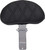 DRAG SPECIALTIES SEATS EZ Glide II Backrest - Small - Vinyl - Double Diamond Black Stitch