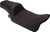 DRAG SPECIALTIES SEATS Predator 1Up Seat - Vinyl - Double Diamond Red Stitch - FLH '08-'23