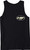 FMF Lean In Tank Top - Black - Large SU26123900-BLK-L